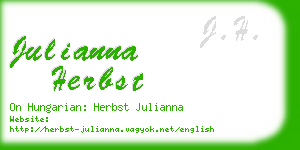 julianna herbst business card